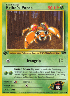 Erika's Paras Gym Challenge card