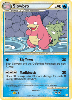 Slowbro HeartGold & SoulSilver card
