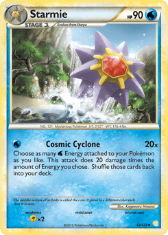 Starmie HeartGold & SoulSilver card