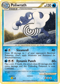 Poliwrath HS—Unleashed card