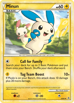 Minun HS—Unleashed card