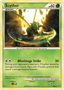 Scyther HS—Undaunted card