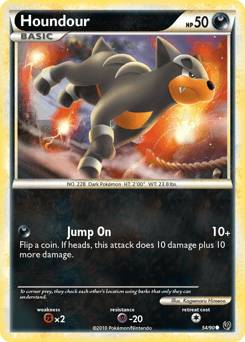 Houndour HS—Undaunted card