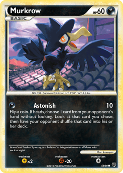 Murkrow HS—Undaunted card