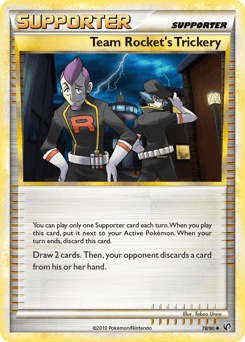 Team Rocket's Trickery HS—Undaunted card
