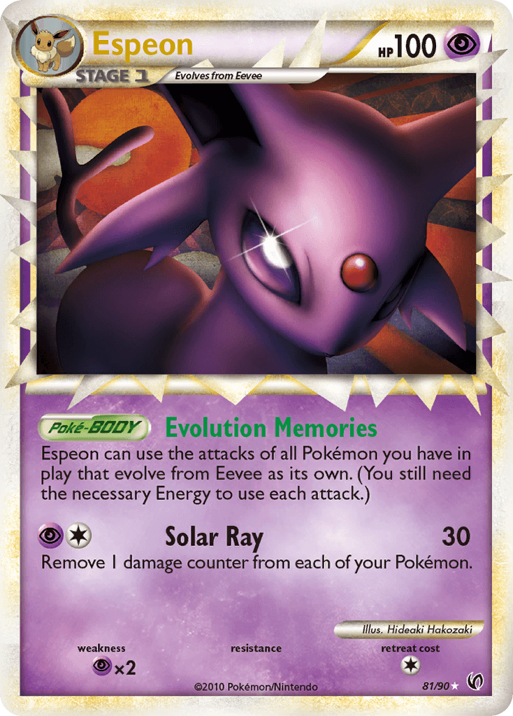 Espeon HS—Undaunted card