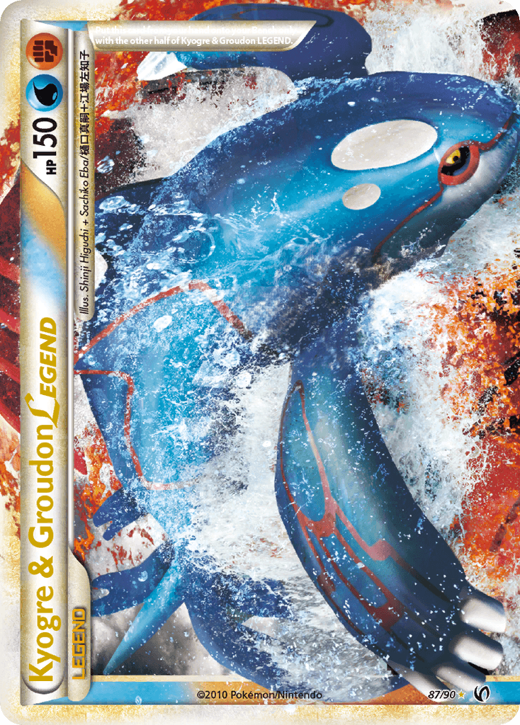 Kyogre & Groudon LEGEND HS—Undaunted card