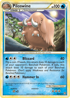 Piloswine HS—Triumphant card