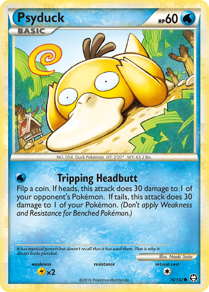 Psyduck HS—Triumphant card