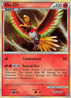 Ho-Oh HGSS Black Star Promos card