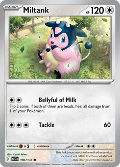 Miltank Mega Evolution card