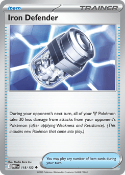 Iron Defender Mega Evolution card