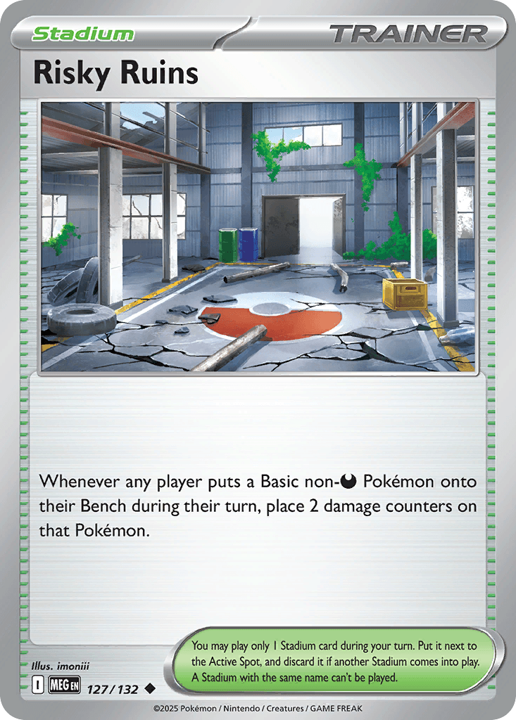 Risky Ruins Mega Evolution card