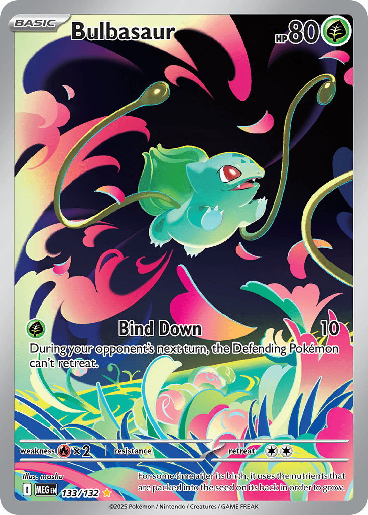 Bulbasaur Mega Evolution card
