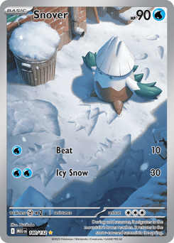 Snover Mega Evolution card