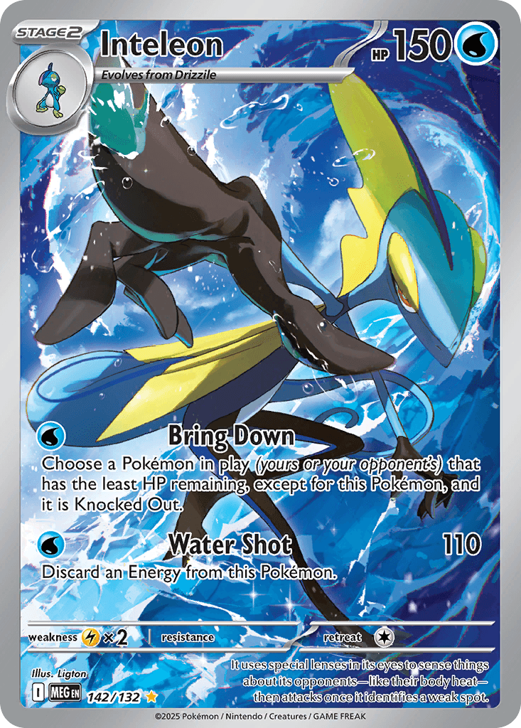 Inteleon Mega Evolution card