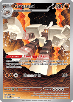 Garganacl Mega Evolution card