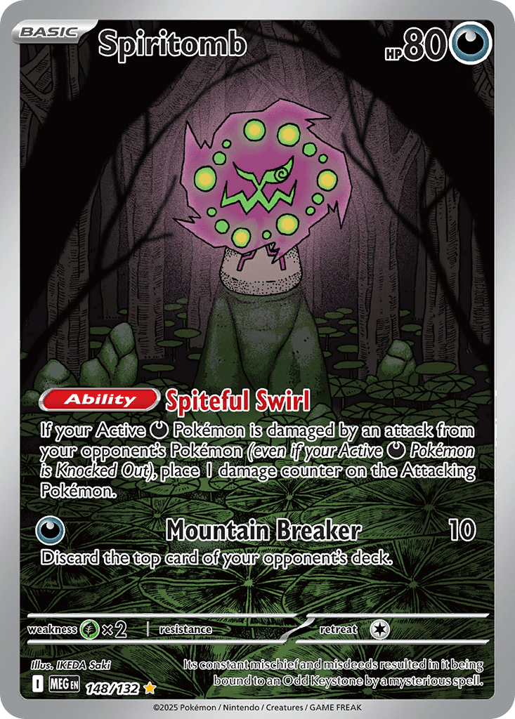 Spiritomb Mega Evolution card