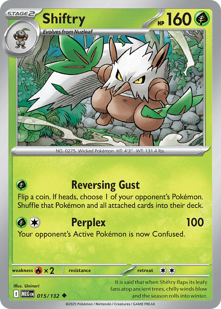 Shiftry Mega Evolution card