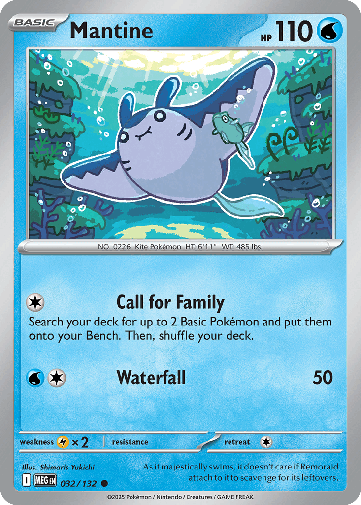 Mantine Mega Evolution card