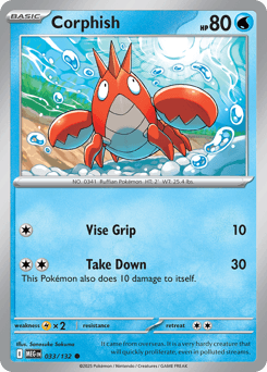 Corphish Mega Evolution card