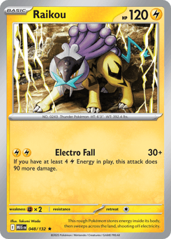 Raikou Mega Evolution card