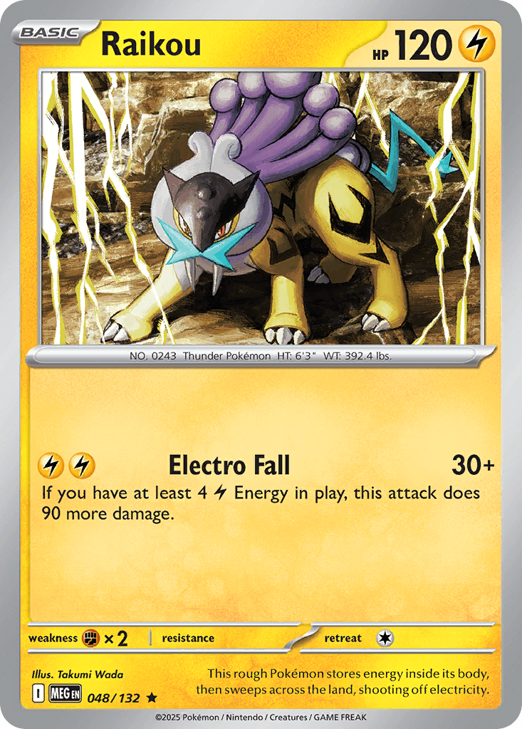 Raikou Mega Evolution card