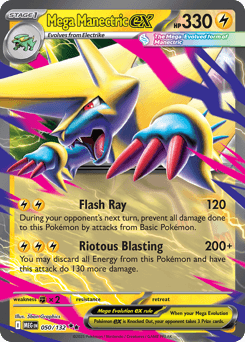 Mega Manectric ex Mega Evolution card