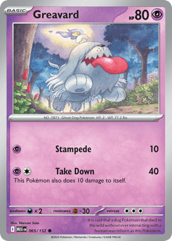 Greavard Mega Evolution card