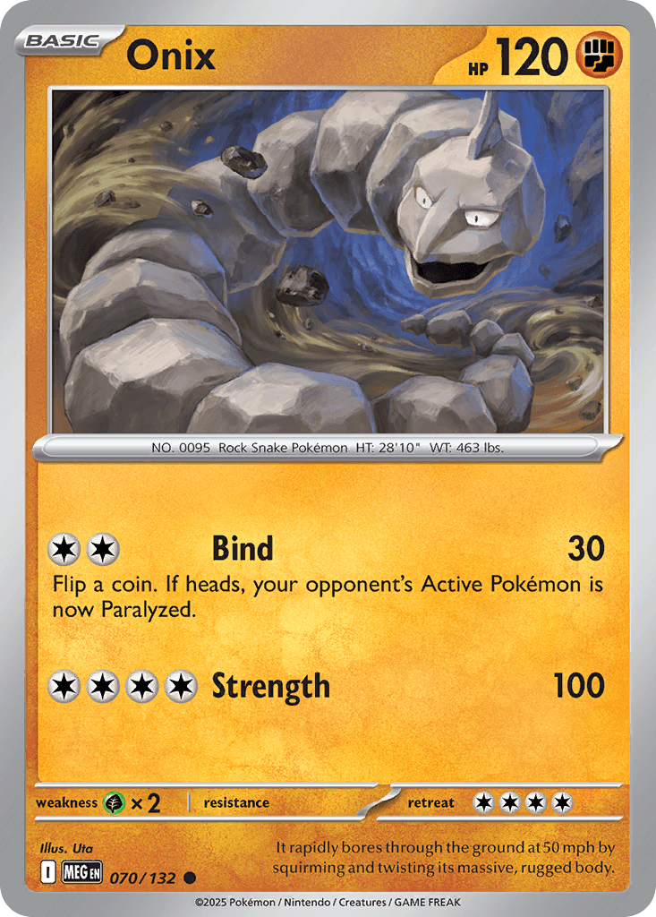 Onix Mega Evolution card