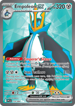 Empoleon ex Phantasmal Flames card