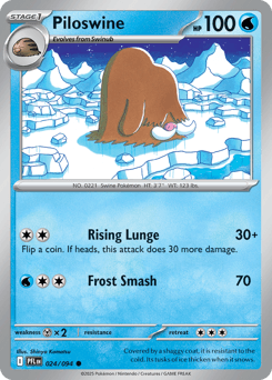 Piloswine Phantasmal Flames card