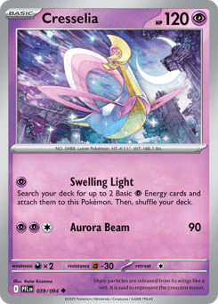 Cresselia Phantasmal Flames card