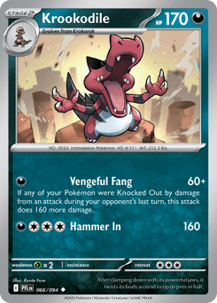 Krookodile Phantasmal Flames card