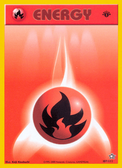 Fire Energy Neo Genesis card