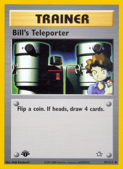 Bill's Teleporter Neo Genesis card