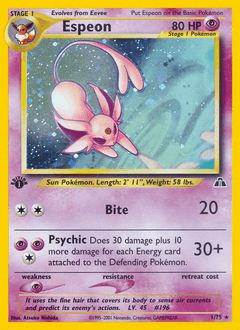 Espeon Neo Discovery card