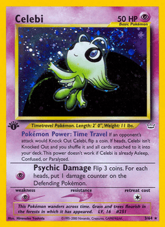 Celebi Neo Revelation card