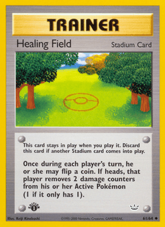 Healing Field Neo Revelation card
