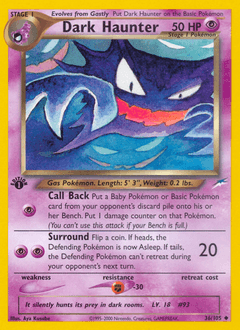 Dark Haunter Neo Destiny card
