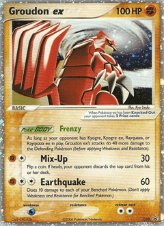 Groudon ex Nintendo Black Star Promos card