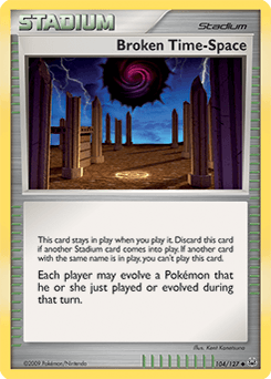 Broken Time-Space Platinum card
