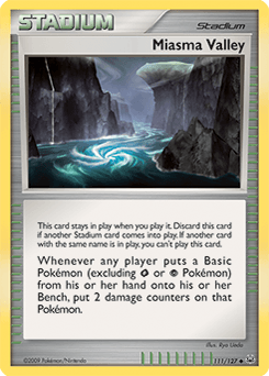 Miasma Valley Platinum card
