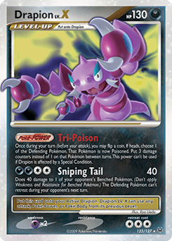 Drapion LV.X Platinum card