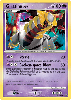 Giratina Platinum card