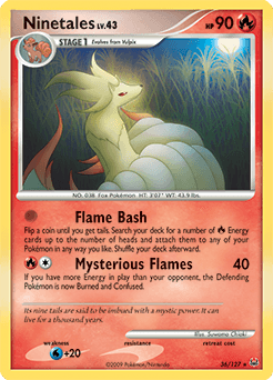 Ninetales Platinum card