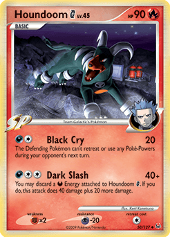 Houndoom G Platinum card