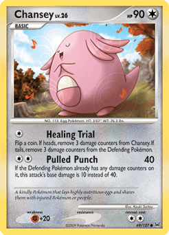 Chansey Platinum card