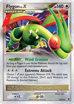 Flygon LV.X Rising Rivals card