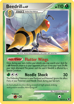 Beedrill Rising Rivals card